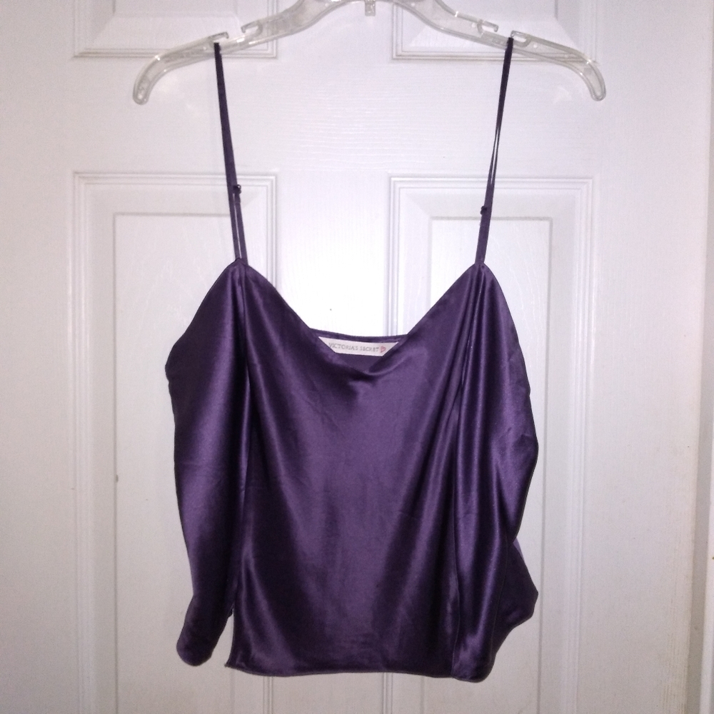 Vintage Heart Tag Victoria Secret Silk Cami set